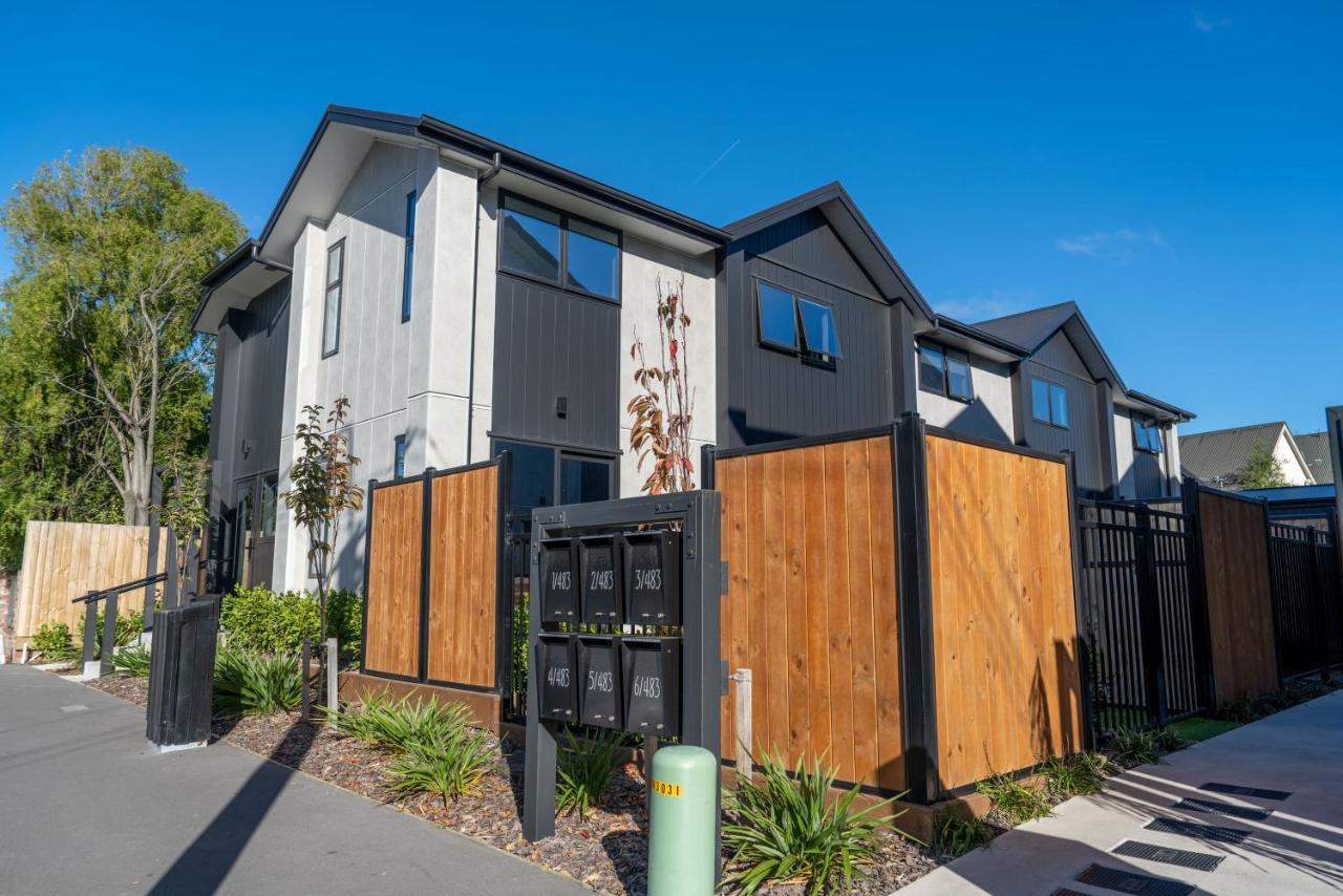 King Bed On Hagley Park Corner In The Cbd Apartment Christchurch Luaran gambar
