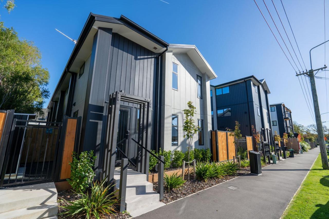 King Bed On Hagley Park Corner In The Cbd Apartment Christchurch Luaran gambar